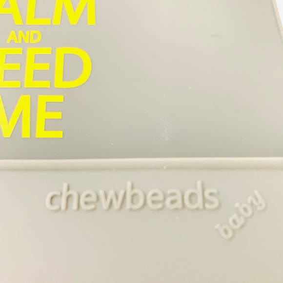 Chewbeads Silicon Bib With Crumb Catcher Gray GC - Picture 3 of 7